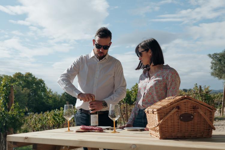 Enoturismo en el Somontano Picnic entre Viñedos Viñas del Vero